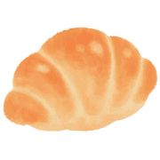 อิโมจิไลน์ bread watercolor emoji