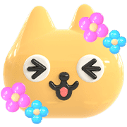 อิโมจิไลน์ neko neko neko Emoji