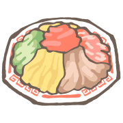 อิโมจิไลน์ yuru basic Chinese restaurant kabiemoji