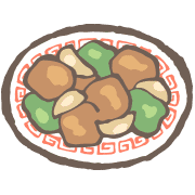 อิโมจิไลน์ yuru basic Chinese restaurant kabiemoji