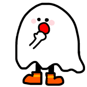 อิโมจิไลน์ Halloween ghost life