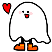 อิโมจิไลน์ Halloween ghost life