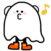 อิโมจิไลน์ Halloween ghost life