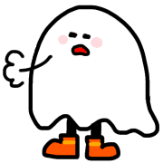 อิโมจิไลน์ Halloween ghost life