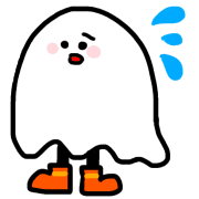 อิโมจิไลน์ Halloween ghost life