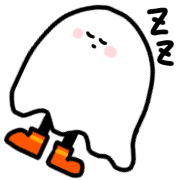 อิโมจิไลน์ Halloween ghost life