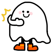 อิโมจิไลน์ Halloween ghost life