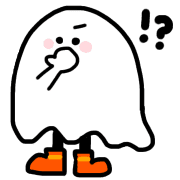 อิโมจิไลน์ Halloween ghost life