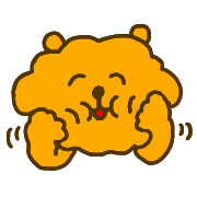 อิโมจิไลน์ Pomeranian ponta emoji2