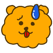 อิโมจิไลน์ Pomeranian ponta emoji2