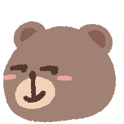 อิโมจิไลน์ Emoji to convey Fluffy Bear's feelings 2