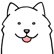 อิโมจิไลน์ Dog Emoji Samoyed