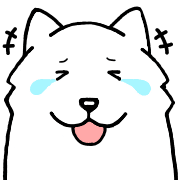 อิโมจิไลน์ Dog Emoji Samoyed