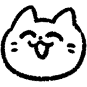 อิโมจิไลน์ manmaru cat emoji