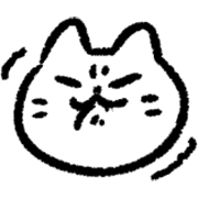 อิโมจิไลน์ manmaru cat emoji