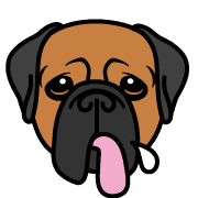 อิโมจิไลน์ Various Mastiff Emoji