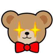 อิโมจิไลน์ Teddy Bear Face EMOJI[RED]