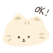 อิโมจิไลน์ cream_cat