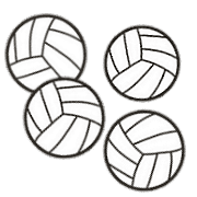 อิโมจิไลน์ Simple volleyball fix