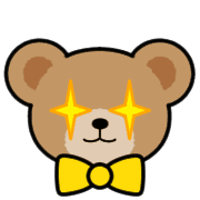 อิโมจิไลน์ Teddy Bear Face EMOJI[YELLOW]