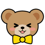 อิโมจิไลน์ Teddy Bear Face EMOJI[YELLOW]