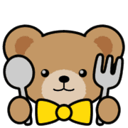 อิโมจิไลน์ Teddy Bear Face EMOJI[YELLOW]