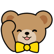 อิโมจิไลน์ Teddy Bear Face EMOJI[YELLOW]