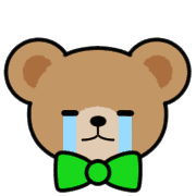 อิโมจิไลน์ Teddy Bear Face EMOJI[GREEN]