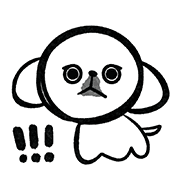 อิโมจิไลน์ "YUKI&HAKU" Cute Pekingese Emoji