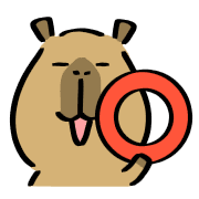 อิโมจิไลน์ Capybara standard emoji