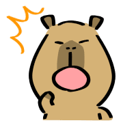 อิโมจิไลน์ Capybara standard emoji