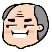 อิโมจิไลน์ Twopebaby Cute Grandpa emoji