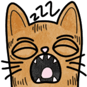 อิโมจิไลน์ Funny cat exaggerated feeling emoji