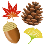 อิโมจิไลน์ Enjoy Japanese Autumn_Animated Emoji