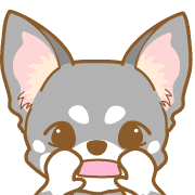 อิโมจิไลน์ Happydog-towa-Emoji2 -toYvu-