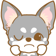 อิโมจิไลน์ Happydog-towa-Emoji2 -toYvu-