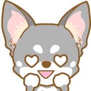 อิโมจิไลน์ Happydog-towa-Emoji2 -toYvu-