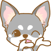 อิโมจิไลน์ Happydog-towa-Emoji2 -toYvu-