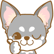 อิโมจิไลน์ Happydog-towa-Emoji2 -toYvu-