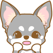 อิโมจิไลน์ Happydog-towa-Emoji2 -toYvu-