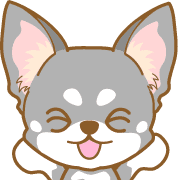 อิโมจิไลน์ Happydog-towa-Emoji2 -toYvu-