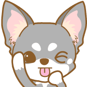 อิโมจิไลน์ Happydog-towa-Emoji2 -toYvu-