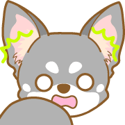 อิโมจิไลน์ Happydog-towa-Emoji2 -toYvu-