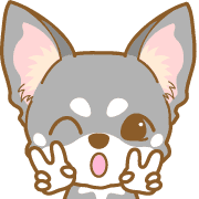 อิโมจิไลน์ Happydog-towa-Emoji2 -toYvu-