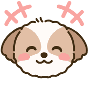 อิโมจิไลน์ Lovely Shih Tzu Emoji 40