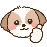 อิโมจิไลน์ Lovely Shih Tzu Emoji 40