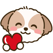 อิโมจิไลน์ Lovely Shih Tzu Emoji 40