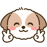 อิโมจิไลน์ Lovely Shih Tzu Emoji 40