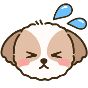 อิโมจิไลน์ Lovely Shih Tzu Emoji 40