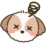 อิโมจิไลน์ Lovely Shih Tzu Emoji 40